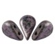 Les perles par Puca® Amos beads Metallic mat violet spotted 23980/65327